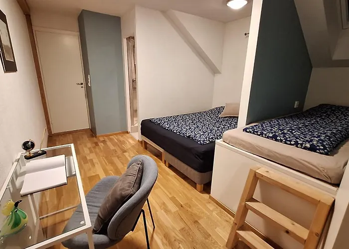 Apartamento Penthouse With Panoramic Fjord Views - Private Terrace In Bergen Center Bergen