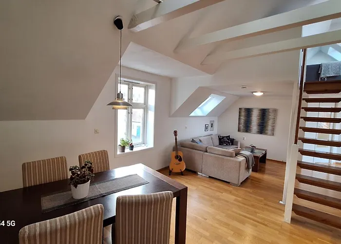 Penthouse With Panoramic Fjord Views - Private Terrace In Bergen Center * Bergen