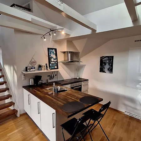 Penthouse With Panoramic Fjord Views - Private Terrace In Center Apartment